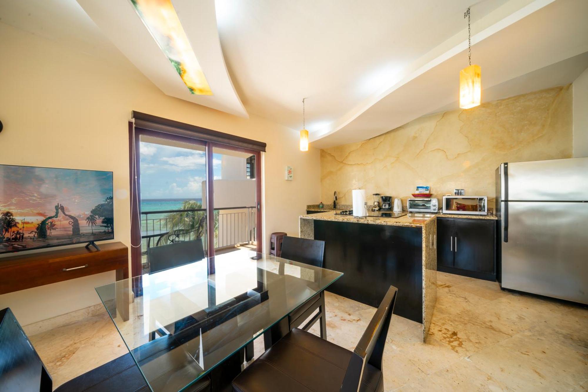 Beachfront 1 Bedroom Condo - El Faro, Surf 407 Playa del Carmen Zewnętrze zdjęcie